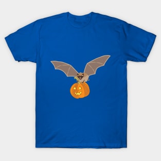 Bat and Pumpkin T-Shirt